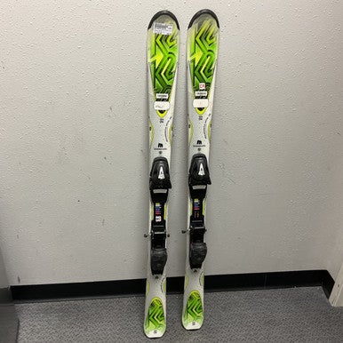 Used K2 MAMMOTH MTN JR Boys DH Ski/Binding White And Green 124 cm 11855-S000194742