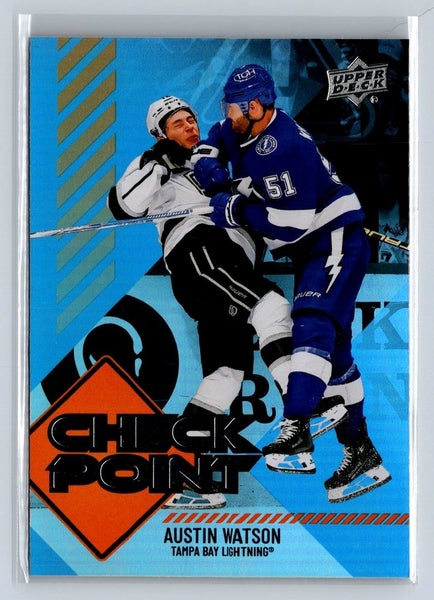 Austin Watson Lightning 2024-25 Upper Deck Series 1 Checkpoint Insert #CP-25