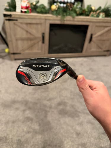 Men's 2022 TaylorMade Stealth Plus Rescue Right Handed Hybrid Stiff Flex 3H (Used)