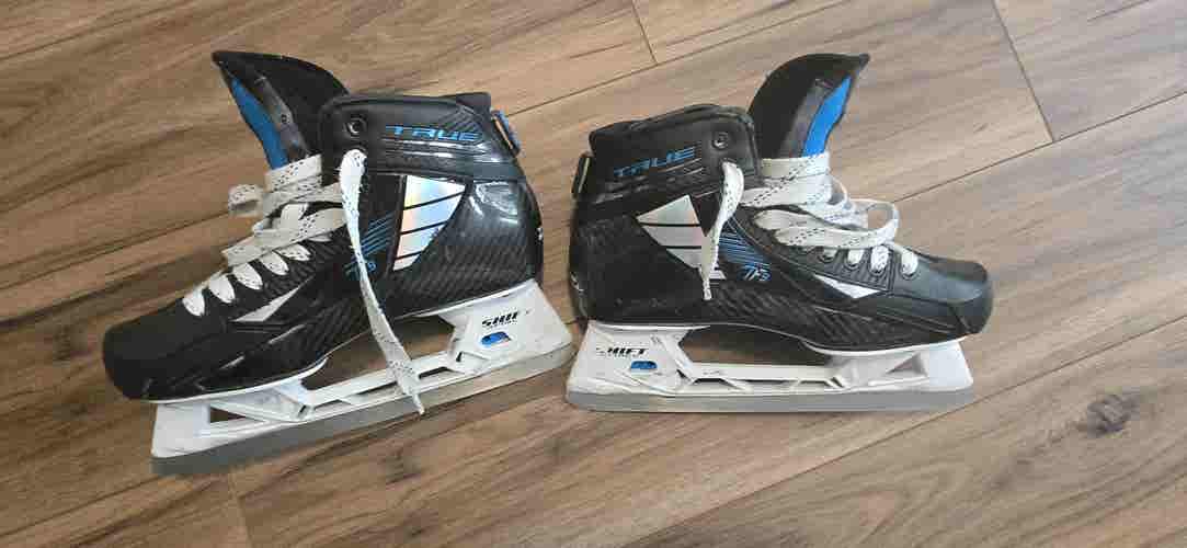 True TF9 Hockey Goalie Skates Regular Width 9.5 (Used)