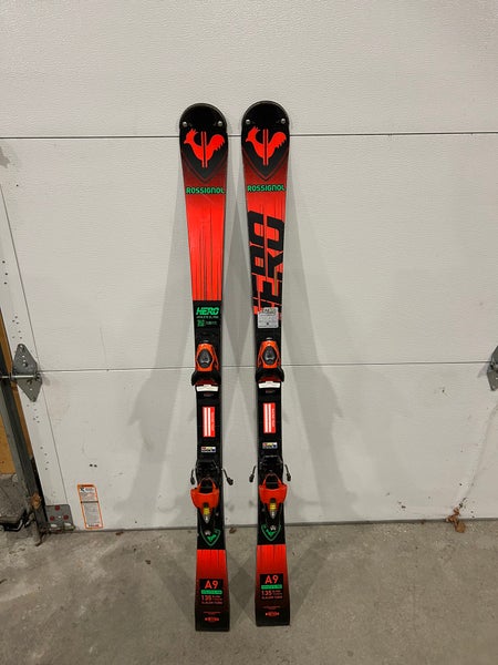 2024 Rossignol Hero Athlete SL Pro 135 cm Junior Racing Skis w/ Look SPX 10 (Used)