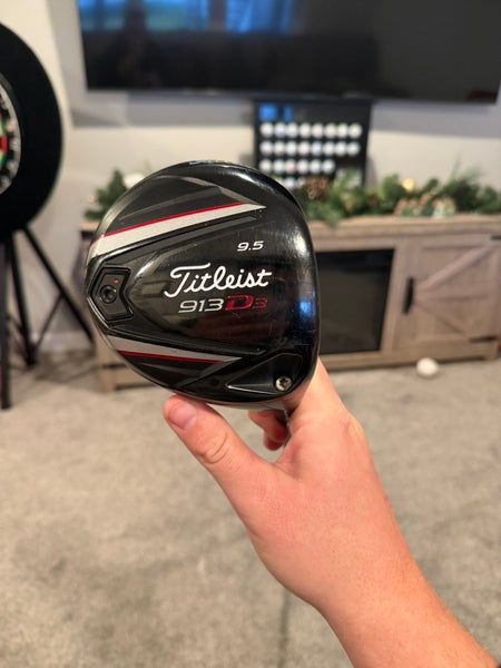 Men's 2013 Titleist 913 D3 Right Handed Driver Stiff Flex Adjustable Loft (Used)