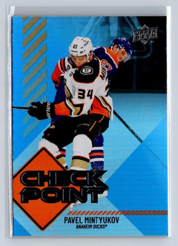Pavel Mintyukov Ducks 2024-25 Upper Deck Series 1 Checkpoint Insert #CP-9