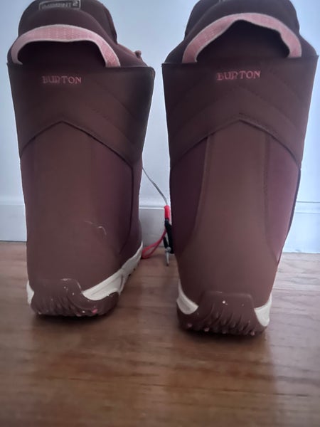 Women's Size M 7.5 (W 8.5) Burton Limelight Snowboard Boots Stiff Flex Freestyle (New)