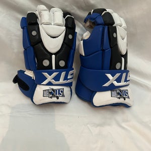 Anaheim Storm player STX Gladiator Lacrosse Gloves Large (Used)