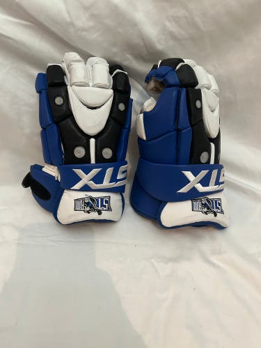 Anaheim Storm player STX Gladiator Lacrosse Gloves Large (Used)
