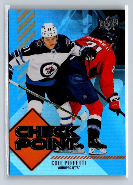 Cole Perfetti Jets 2024-25 Upper Deck Series 1 Checkpoint Insert #CP-6