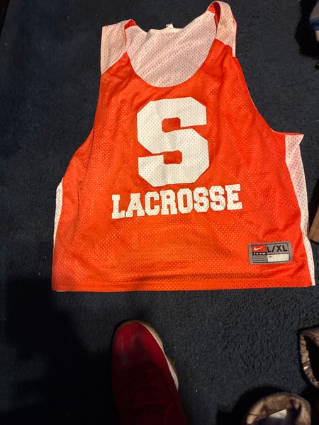 Orange XL Men's Nike IIHF PRO STOCK Jersey (Used)