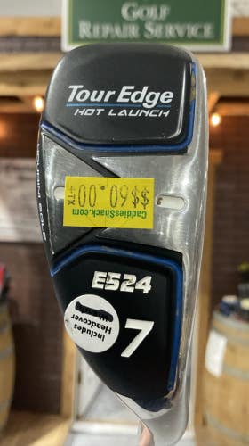 Tour Edge HOT LAUNCH E524 #7 Ironwood 37" ELEVATE MPH Regular Flex Steel RH USED