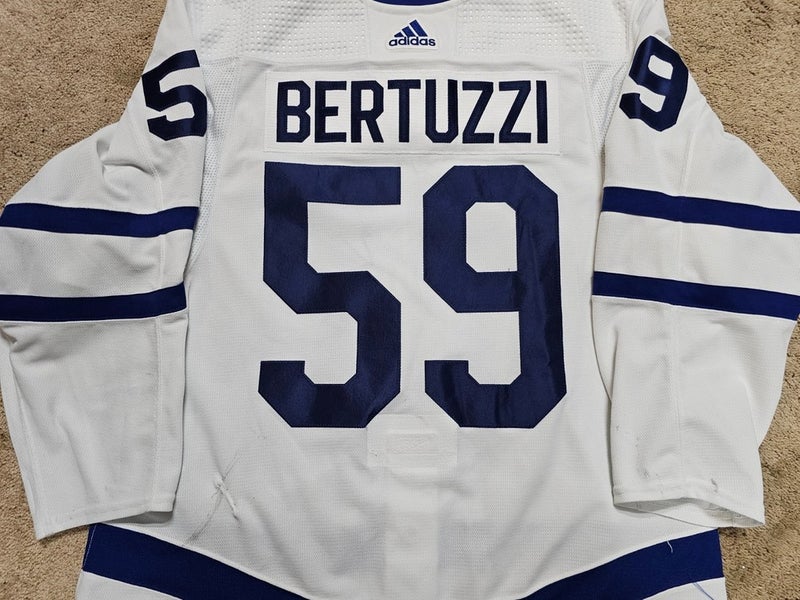 TYLER BERTUZZI 23'24 Toronto Maple Leafs Photomatched PO Game Worn Hockey Jersey