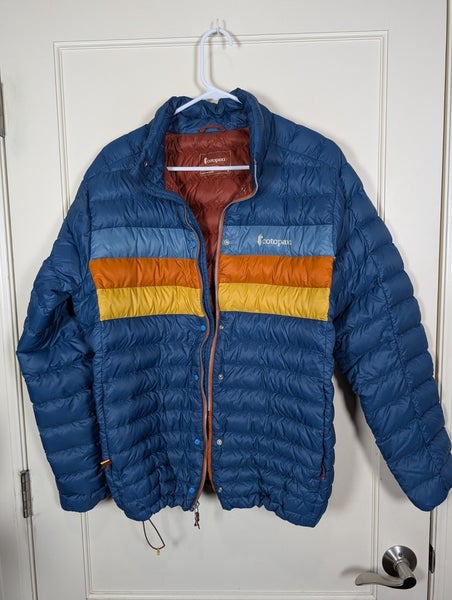 Cotopaxi Men's Fuego 800 Down Puffer Jacket Pacific Stripes Size: L *SEE DESC*