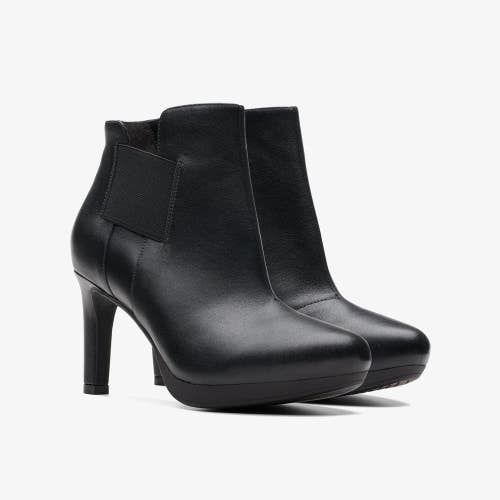 Clarks Ambyr Rise 26175155 Boots Women's US 9 Black Stiletto Heel Bootie TZP672