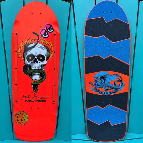 POWELL PERALTA MIKE MCGILL SKULL & SNAKE 2021 REISSUE CUSTOM SKATEBOARD DECK 10”