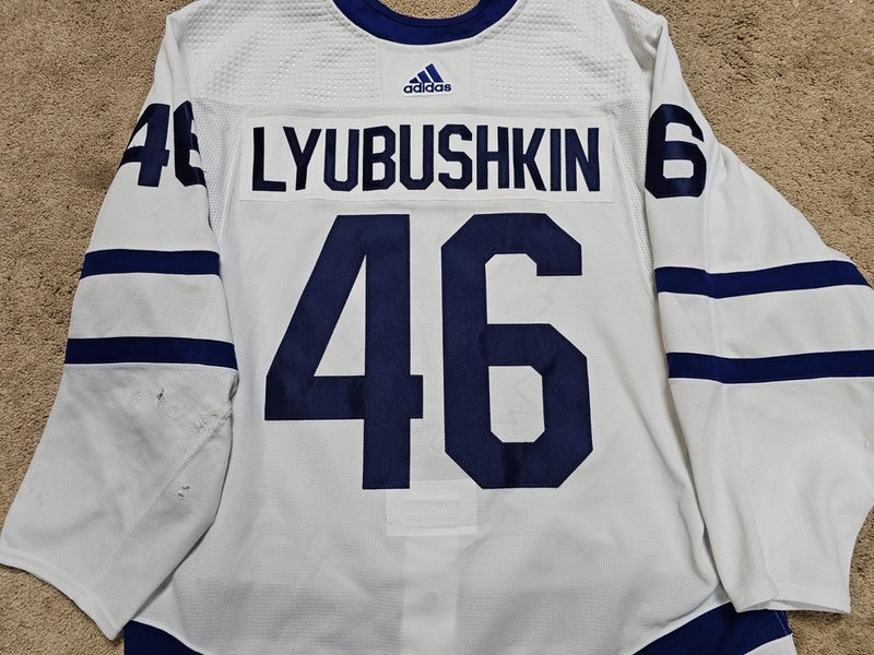 ILYA LYUBUSHKIN 23'24 Toronto Maple Leafs Set 4 w Photomatched Game Worn Jersey
