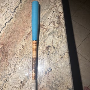 Turquoise and smoked wood Jaw Bat (-3) 29 oz 32" (Used)