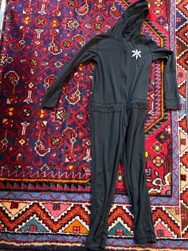 Black Small / Medium Kids Unisex Base Layer Ninja Suit (Used)