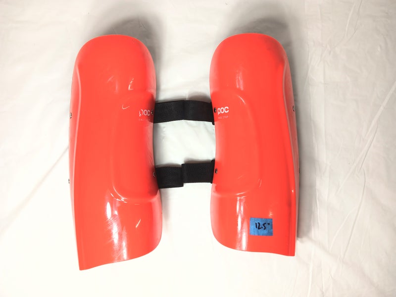 Ski Racing SL Shin Guards – POC – Orange, 12.5”, NEAR-NEW