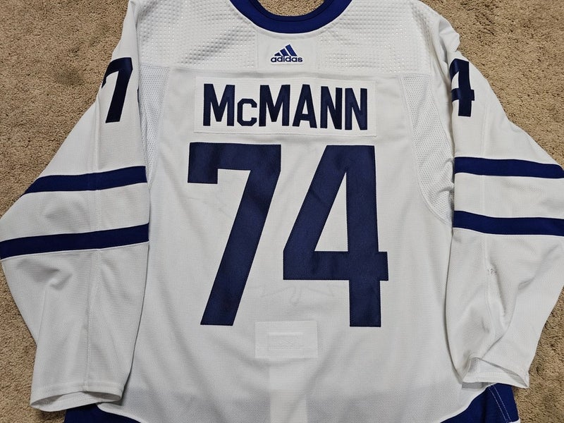 BOBBY MCMANN 23'24 Rookie W  Toronto Maple Leafs Photomatched Game Worn Jersey
