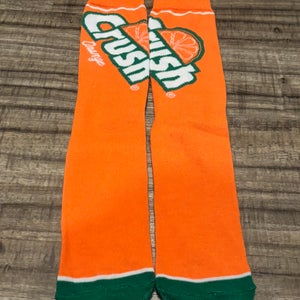 Crush Orange Soda Crew Socks Adult Large New