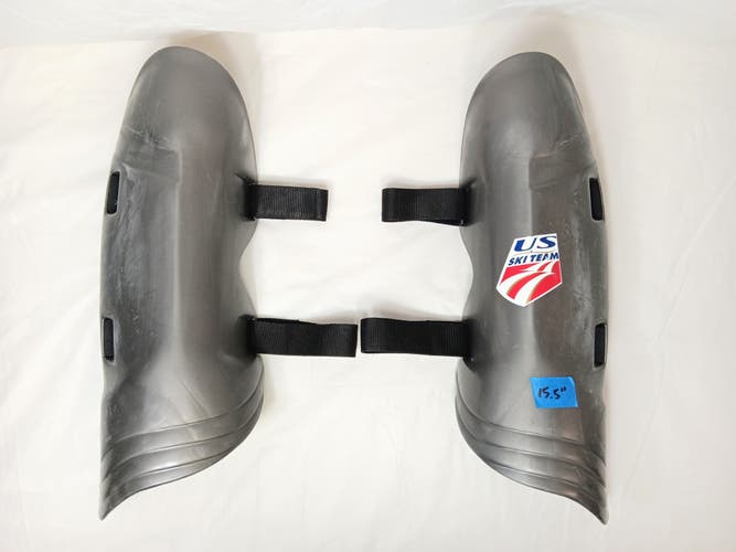 Ski Racing SL Shin Guards – Spyder – Silver, 15.5”, GD/VG