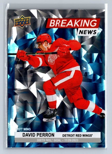 David Perron Red Wings 2024-25 Upper Deck Series 1 Breaking News Insert #BN-6