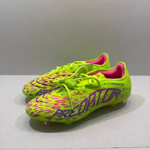 Yellow Men's Size M 7.0 (W 8.0) Adidas Predator Pro FG Cleats (New)