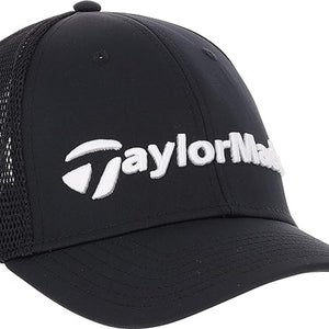 NEW TaylorMade Performance Cage Black Fitted S/M Golf Hat/Cap