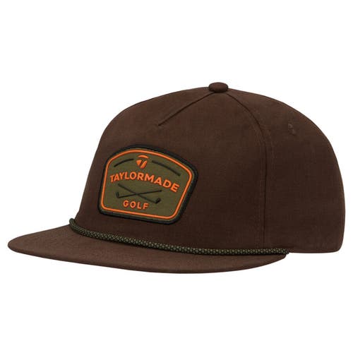 NEW 2025 TaylorMade Daytona Rope Brown Adjustable Snapback Golf Hat/Cap