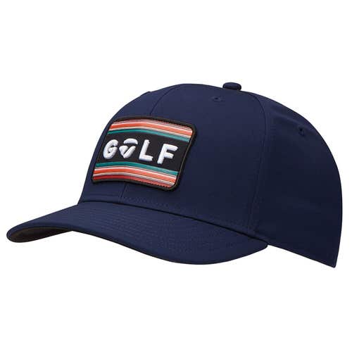 NEW TaylorMade Sunset Golf Snapback Navy Golf Hat/Cap