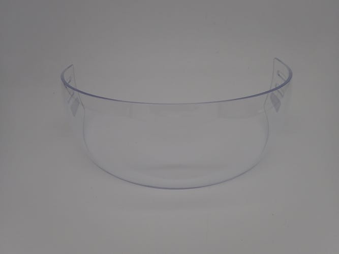 Bauer Small Straight NHL Pro Stock Team Issued Hockey Helmet Visor Clear