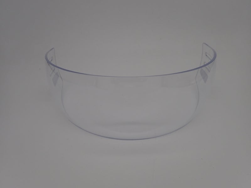 Bauer Small Straight NHL Pro Stock Team Issued Hockey Helmet Visor Clear