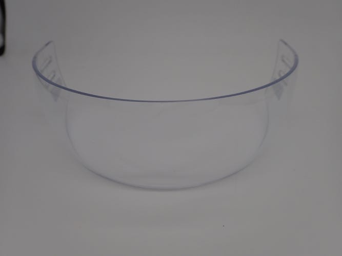 Bauer Small Straight NHL Pro Stock Team Issued Hockey Helmet Visor Clear