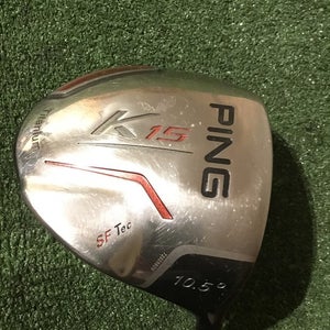 Ping K15 SF Tec 10.5* Driver Stiff Aldila Voodoo SNV6 Graphite Shaft (47)