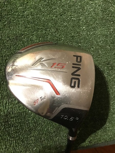 Ping K15 SF Tec 10.5* Driver Stiff Aldila Voodoo SNV6 Graphite Shaft (47)