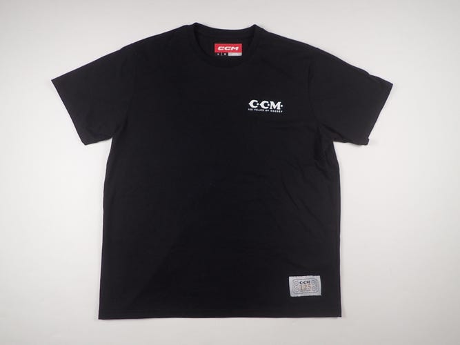 CCM Vintage logos Dri Fit Men’s Large T Shirt Black