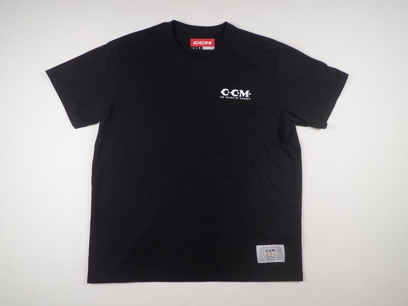 CCM Vintage logos Dri Fit Men’s Large T Shirt Black