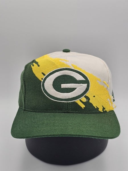 Vintage Green Bay Packers NFL Logo Athletic Wool Blend Splash Sport Hat Snapback