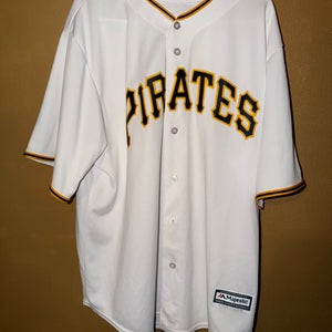Majestic MLB Pittsburgh Pirates Baseball Jersey Mens Size XL Used Pre Owned Cool Base