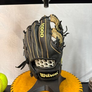 Wilson A1000 RH Infield Baseball Glove 11.25" (Used)