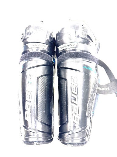 Used Bauer X Senior Shin Guards Black 15" 11860-S000301404
