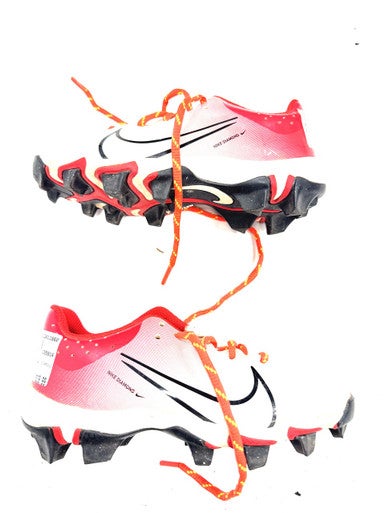 Used Nike DIAMOND BB/SB Cleats Red Youth 13.0 11860-C000301373