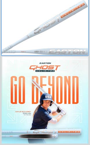 2025 Easton Ghost Unlimited Composite Bat (-10) 23 oz 33" (New)