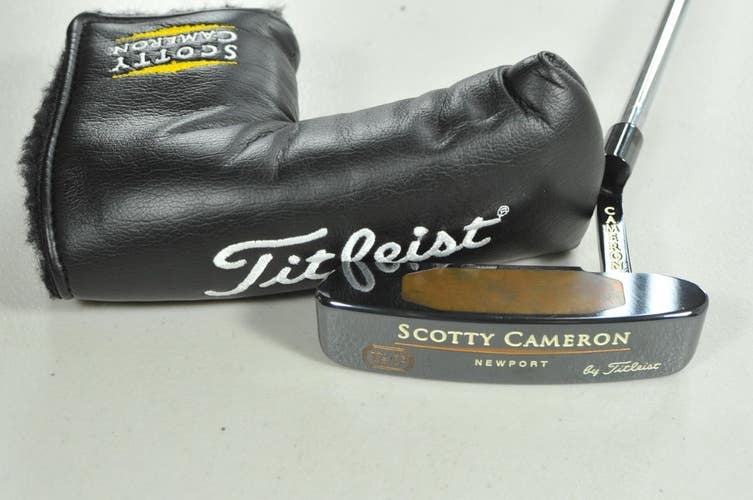Titleist 1997 Scotty Cameron Teryllium TeI3 Newport 35" Putter RH Steel # 206521
