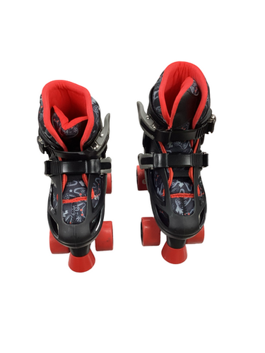 Used RollerDerby 2 IN 1 SKATES Junior Rec Fitness Skates Red Adjustable 11613-S000172302