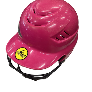 Used Rawlings SOFTBALL Batting Helmet w/Mask Pink MD 11613-S000172249