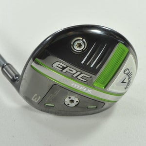 Callaway Epic Max #3 Fairway Wood Regular Flex Right HZRDUS 5.5 Graphite #206563