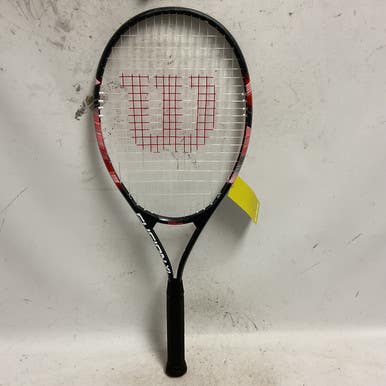 Used Wilson FUSION XL Adult Tennis Racquet Black 4 3/8" 11855-S000195112