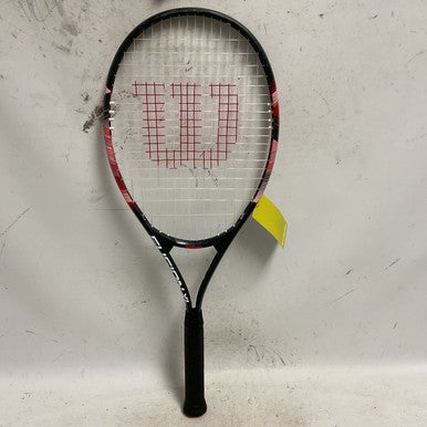 Used Wilson FUSION XL Adult Tennis Racquet Black 4 3/8" 11855-S000195112