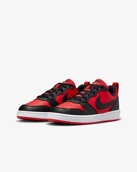 Nike Court Borough Low Recraft DV5456-600 Kids US 6.5Y Red Black Shoes FL4253