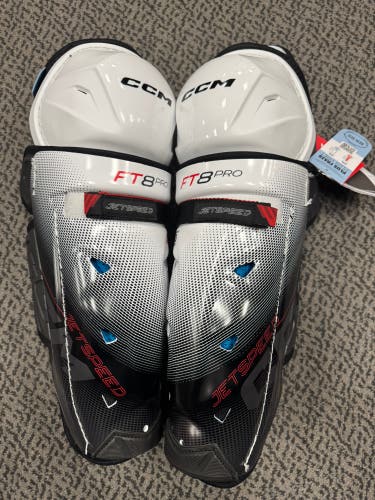 Senior CCM Jetspeed FT8 Pro 15" Shin Pads (New)
